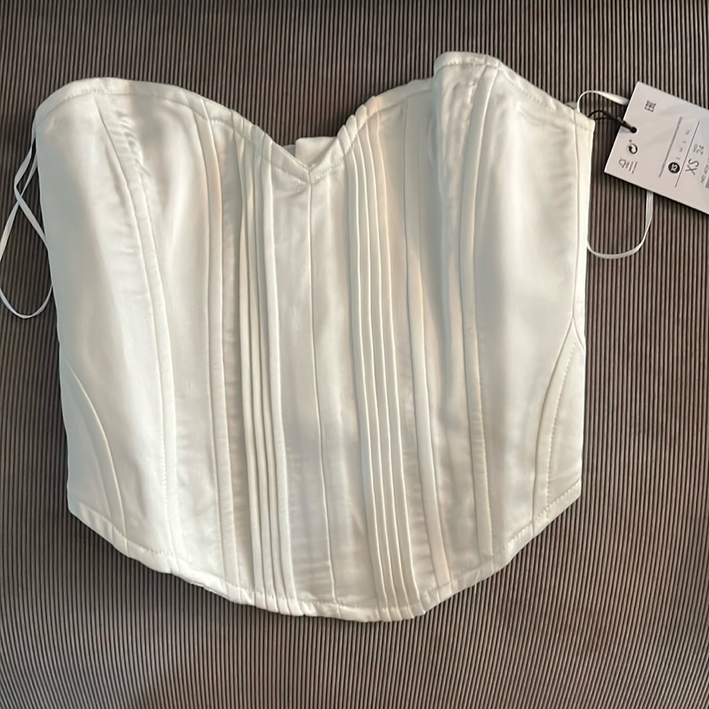 Satin corset